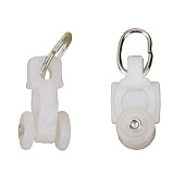  Ролик с крючком МОДЕРН  белый 10шт в упаковке 