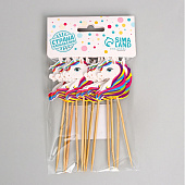 Шпажки для канапе Единорог, набор 12 шт, 3526989 Шпажки для канапе Единорог, набор 12 шт, 3526989