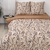  Комплект постельного белья 1,5 спальный "Simple Life" БЯЗЬ, 100%-хлопок (SAFARI (Сафари)) 