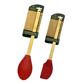 Набор кухонных принадлежностей (лопатка, ложка сервировочная) BAM1493 Набор кухонных принадлежностей (лопатка, ложка сервировочная) BAM1493