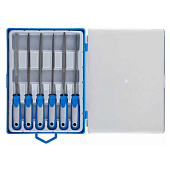  Надфили,насечка 2=бархатная, 100мм, 6шт/ЗУБР "ЭКСПЕРТ" 