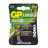  Батарейка AA LF06 Lithium(2шт)/GP 