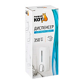 Диспенсер для моющего средства нажимной настенный белый B0922 107869 Рыжий кот Диспенсер для моющего средства нажимной настенный белый B0922 107869 Рыжий кот