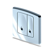 Кнопка для инсталляции глянцевый хром Ани-Пласт Россия WP1110 Кнопка для инсталляции глянцевый хром Ани-Пласт Россия WP1110