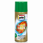 Эмаль аэрозольная алкидная глянцевая зеленая RAL 6029 JOBI 520мл