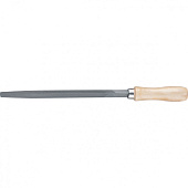 Напильник, 200 мм, трехгранный, деревянная ручка// Сибртех 