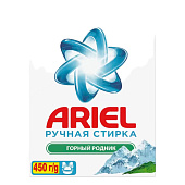  Стиральный порошок ARIEL Ручная стирка Горный родник 450г 