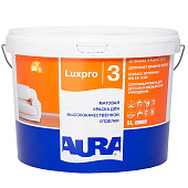В/Д краска интерьерная высокоукрывистая (TR) AURA LUXPRO 3 9л В/Д краска интерьерная высокоукрывистая (TR) AURA LUXPRO 3 9л