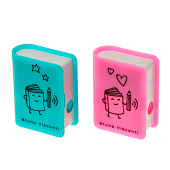 Точилка 1 отверстие с контейнером BrunoVisconti FUNSHARP, книга, с ластиком, микс, 6623839 Точилка 1 отверстие с контейнером BrunoVisconti FUNSHARP, книга, с ластиком, микс, 6623839