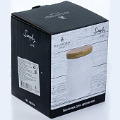 Баночка для хранения SIMPLY LIFE РОЗА 600мл 193-48036 Баночка для хранения SIMPLY LIFE РОЗА 600мл 193-48036