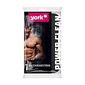  Губка для тела массажная Black & White  YORK 