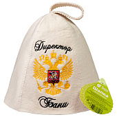 Шапка "Директор бани" /Банные штучки Шапка "Директор бани" /Банные штучки