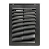 Решетка вентиляционная вытяжная 210х210 с рамкой пластик графит Решетка вентиляционная вытяжная 210х210 с рамкой пластик графит