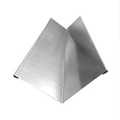 Планка ендовы нижняя 0,4х298х298 L=2м (Цинк) Планка ендовы нижняя 0,4х298х298 L=2м (Цинк)