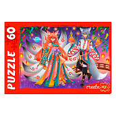 Пазлы Маги волк и лиса, 60 элементов, П60-0434 Пазлы Маги волк и лиса, 60 элементов, П60-0434