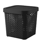 Корзина универсальная 20,0л "Black" 310х310х300мм Черный PT500811621