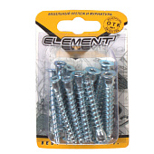 Стяжка шурупная 7,0x50 HEX белый цинк 15 шт Стяжка шурупная 7,0x50 HEX белый цинк 15 шт