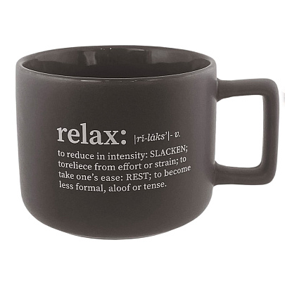 Кружка Relax 400мл, графитовый KRJYD1170A-23026-3 