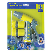 Пистолет-распылитель, коннектор 3/4" 2шт, штуцер для полива INBLOOM 167-041 Пистолет-распылитель, коннектор 3/4" 2шт, штуцер для полива INBLOOM 167-041