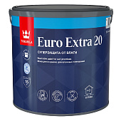 Краска для стен и потолков моющаяся для влажных помещений Tikkurila EURO EXTRA 20 База С 2,7л.