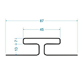 H-профиль Docke PREMIUM (Халва), 3м H-профиль Docke PREMIUM (Халва), 3м