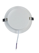 Светильник точечный встраиваемый LED DL6 10Вт 6500К круг (d145х25/монтажн d118-128) /Jazzway