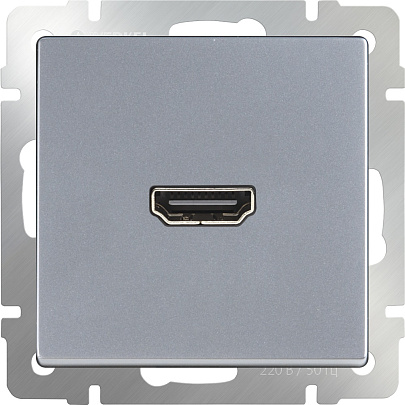 Розетка HDMI серебряный/Werkel /W1186006 Розетка HDMI серебряный/Werkel /W1186006