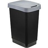  Контейнер для мусора 25,0л Твин Серый М2469 