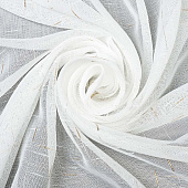 Тюль Лен 300х260 белый/золото /Легранд Тюль Лен 300х260 белый/золото /Легранд