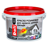  "DALI" краска резиновая для кровли, цоколя, фасада, база С - 3 кг 