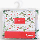 Скатерть (полиэстер) Доляна Рождественский букет, 145х300 см 9580639 Скатерть (полиэстер) Доляна Рождественский букет, 145х300 см 9580639