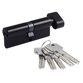 Цилиндр ключ/вертушка МЦ-STD AL-ЛПВ-8 40х40мм, черный, Нора-М Цилиндр ключ/вертушка МЦ-STD AL-ЛПВ-8 40х40мм, черный, Нора-М