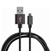  Кабель ET-25 Energy USB/MicroUSB 1м, 2А, черный 104102 