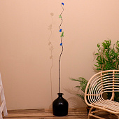 Интерьерный декор из бамбука, цветы пластик 200 см синий 7779961 Интерьерный декор из бамбука, цветы пластик 200 см синий 7779961