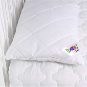  Подушка 40х60 стеганая Baby бамбук, белый, ПСБч-6112у 