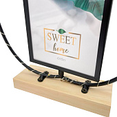 Фоторамка со светодиодами «Apple», black, металл (10х15 см) Фоторамка со светодиодами «Apple», black, металл (10х15 см)