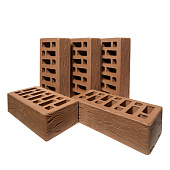  Кирпич керамический флеш РУСТИК 1,4НФ 250х120х88мм [М-200] /VOLGABRICK 