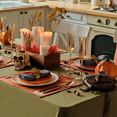 Скатерть (саржа) 150х180 Этель Kitchen зелёный Скатерть (саржа) 150х180 Этель Kitchen зелёный