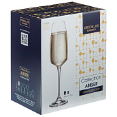  Набор бокалов для шампанского Crystal Bohemia Anser 290мл (6шт) БСС0018 