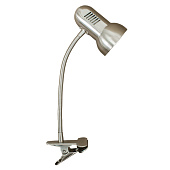  Светильник настольный на прищепке МТ2023 (никель,40 Вт, 220В, Е27.) 