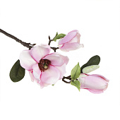 Ветка декоративная с хлопком, 57 см, пластик, 409-099 Ветка декоративная с хлопком, 57 см, пластик, 409-099