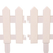Садовое ограждение "Классика" 4шт, Белый 733-258 Садовое ограждение "Классика" 4шт, Белый 733-258