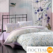Комплект постельного белья Irina Home Layla Mavi, евро, хлопок, ранфорс, 935151 Комплект постельного белья Irina Home Layla Mavi, евро, хлопок, ранфорс, 935151
