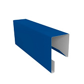 Планка заборная на С-8 ( RAL 5005 Ультрамарин) 0,4мм L=2м Планка заборная на С-8 ( RAL 5005 Ультрамарин) 0,4мм L=2м