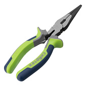 Длинногубцы прямые 180мм, фосфатирование, трехкомпонентные рукоятки, Сибртех Длинногубцы прямые 180мм, фосфатирование, трехкомпонентные рукоятки, Сибртех