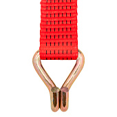 Стяжка крепления груза 7т 12м STAFF SKYWAY 50мм красный храповый механизм с крюками полиэстер 1шт Стяжка крепления груза 7т 12м STAFF SKYWAY 50мм красный храповый механизм с крюками полиэстер 1шт