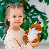 Мягкая игрушка Maxitoys, лемур Лори, 17 cм