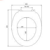 Сиденье для унитаза белое ID 01 061.1 Iddis Сиденье для унитаза белое ID 01 061.1 Iddis