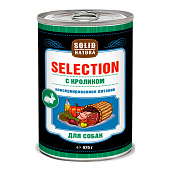 Влажный корм Solid Natura Selection для собак 970гр кролик