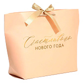 Пакет подарочный новогодний Lucky present, 26 х 25 х 11 см
